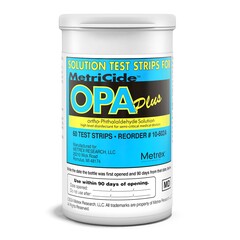 Metrex Research OPA Concentration Indicator MetriCide OPA Plus 60 Test Strips Single Use, 2/CS