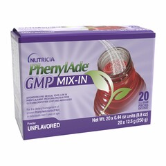 Nutricia Oral Supplement PhenylAde GMP Mix-In Unflavored Powder 12.5 Gram Individual Packet, 1/EA