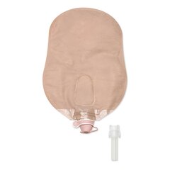 Hollister Urostomy Pouch Premier™ One-Piece System 9 Inch Length Flat, Pre-Cut 1-3/4 Inch Stoma Drainable, 10/BX