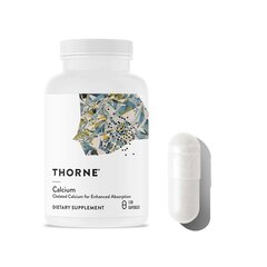 Thorne Research Dietary Supplement THORNE Calcium Calcium 250 mg Strength Capsule 120 per Bottle, 1/BT