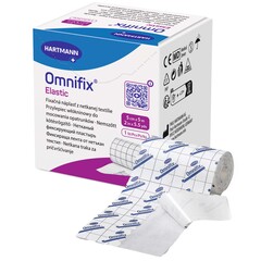Hartmann Dressing Retention Tape with Liner Omnifix&reg; Elastic White 2 Inch X 5-1/2 Yard Nonwoven NonSterile, 36/CS