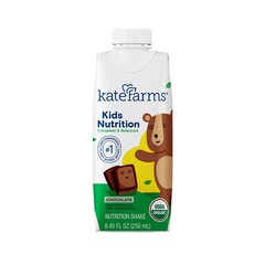 Kate Farms Pediatric Oral Supplement Kate Farms Kid's Nutrition Chocolate Flavor 8.45 oz. / 250 mL Reclosable Carton Liquid Organic Pea Protein, 1/EA