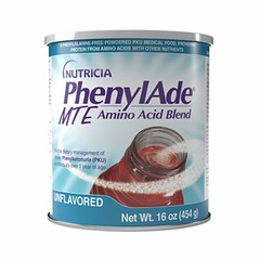 Nutricia Oral Supplement PhenylAde&reg; MTE Amino Acid Blend Unflavored Powder 16 oz. / 454 Gram Canister, 1/EA