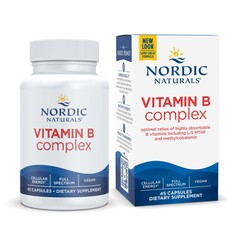 Nordic Naturals Inc SUPPLEMENT, VITAMIN B COMPLEX (45CT/BT 12BT/CS)