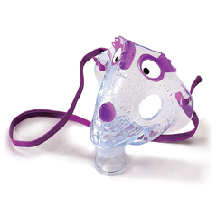 MON400577CS - Vyaire Medical - Aerosol Mask AirLife Under the Chin One Size Fits Most Adjustable Elastic Head Strap