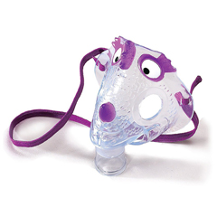 MON400577EA - Vyaire Medical - Aerosol Mask AirLife Under the Chin One Size Fits Most Adjustable Elastic Head Strap