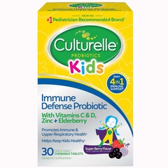 IHealth Probiotic Dietary Supplement Culturelle&reg; 30 per Box Chewable Tablet, 1/BX