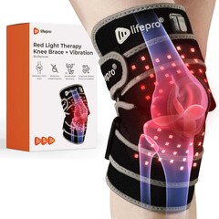 Lifepro Fitness LLC Light Therapy Knee Brace BioRecover™ One Size Fits Most Hook and Loop, 1/EA