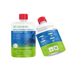 C2R Global Manufacturing POUCH, ALL PURPOSE RX DESTROYER 4OZ (5/BX 20BX/CS)