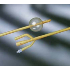 Bard Medical Foley Catheter Bardex&reg; Lubricath&reg; 3-Way Standard Tip 30 cc Balloon 24 Fr. Latex, 1/EA