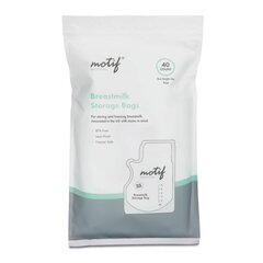 Motif Medical BAG, STORAGE BREAST MILK DBL PROOF ZIPPER (40/PK 55PK/CS)