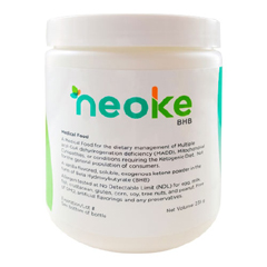 MON1128285EA - Solace Nutrition - Oral Supplement neoKe BHB Vanilla Flavor 235 Gram Powder, 1/ EA
