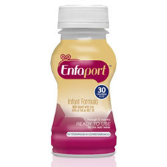 MON942673EA - Mead Johnson Nutrition - Infant Formula Enfaport™ 6 oz. Bottle Ready to Use