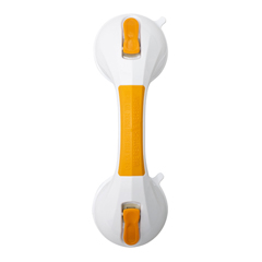 MON1103365EA - McKesson - Suction-Cup Grab Bar White / Yellow, 1/EA