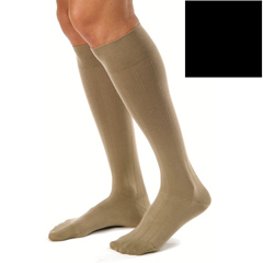 MON826319PR - Jobst - for Men Knee-High Compression Socks, Medium, 15-20 mmHg Closed Toe, Black