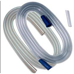 Cardinal Health Suction Connector Tubing Argyle 6 Foot Length 0.188 Inch I.D. NonSterile Female / Male Connector Clear Striated OT Surface