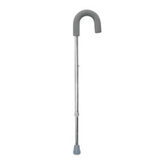 MON1103359EA - McKesson - Round Handle Cane Aluminum 28-3/4 to 37-3/4 Inch Height Silver, 1/EA
