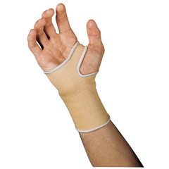 MON827026EA - Scott Specialties - Wrist Support Cotton / Elastic Left or Right Hand Beige X-Large