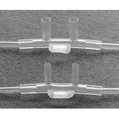 MON226905CS - Vyaire Medical - Nasal Cannula Continuous Flow AirLife Adult Curved Prong / NonFlared Tip, 50 EA/CS