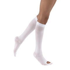 MON203523PR - BSN Medical - Anti-embolism Stockings Anti-Em/GP® Knee-high X-Large, Regular White Inspection Toe