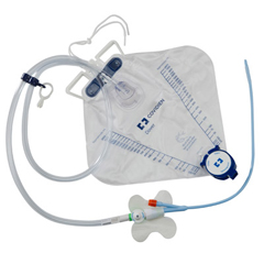 MON863277CS - Cardinal Health - Dover Indwelling Catheter Kit Foley 14 Fr. Hydrogel Coated Silicone