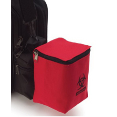 MON871415EA - Hopkins Medical Products - Zippered Transport Pouch, Red
