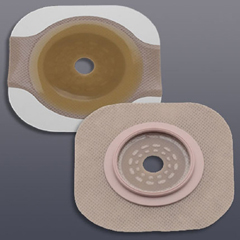 MON532936BX - Hollister - Colostomy Barrier New Image™ Flextend™ Tape 4 Flange Yellow Code Up To 3-1/2 Stoma, 5EA/BX