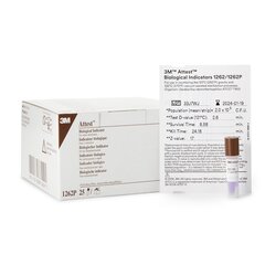 3M Attest Sterilization Biological Indicator Vial Steam, 25/BX