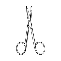 Sklar Suture Scissors Sklar Spencer 3-1/2 Inch Length OR Grade Stainless Steel NonSterile Finger Ring Handle Straight Blunt Tip / Blunt Tip, 1/EA