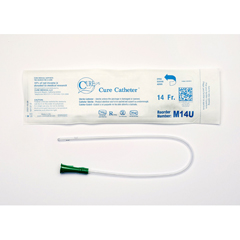 MON868213EA - Cure Medical - Urethral Catheter Cure Catheters Straight Tip 14 Fr. 16