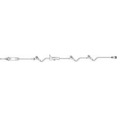 MON162005CS - B. Braun - Administration Set ADDitIV® 60 Drops / mL Drip Rate 87 3 Ports, 50 EA/CS