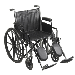 MON1065279EA - McKesson - Wheelchair (146-SSP220DDA-ELR)