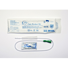 MON1021100BX - Cure Medical - Urethral Catheter, Pocket Size (M14XL), 30/BX