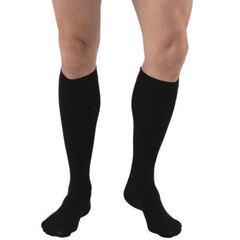 MON746387PR - Jobst - Compression Stockings Relief Knee-high Medium Black Closed Toe