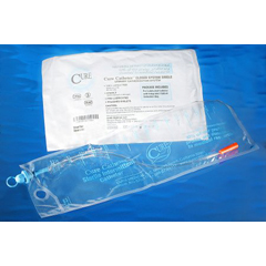MON847839EA - Cure Medical - Intermittent Catheter Tray Cure Catheter Closed System / Straight Tip 14 Fr.