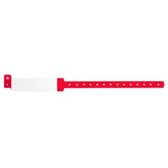 Precision Dynamic Identification Wristband Speedi-Print&reg; Write On Band Permanent Snap Without Legend, 500/BX