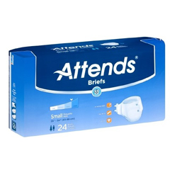MON999488CS - Attends - Heavy Absorbency Incontinence Briefs, Small, 96/CS