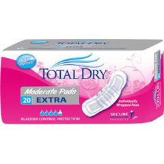 MON975705BG - Secure Personal Care Products - TotalDry® Bladder Control Pads (SP1562), 20 EA/BG