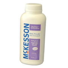 MON520566EA - McKesson - Baby Powder, Cornstarch, Medi-Pak™ Performance 8 oz. Fresh