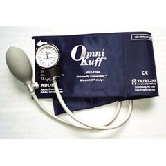 MON116301EA - Welch-Allyn - Cuff, 2-Tube with Inflation Kit Omni-Kuff® Adult 25.9 X 6.9 Inch Nylon