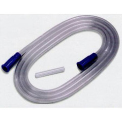 Cardinal Health Suction Connector Tubing Argyle&reg; 12 Foot Length 0.188 Inch I.D. Sterile Universal Molded Connector Clear NonConductive PVC