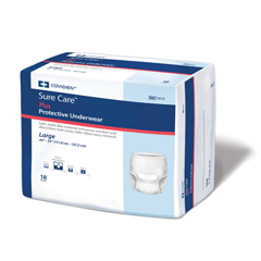 MON409346CS - Cardinal Health - Sure Care™ Plus Protective Underwear - Large, 44-54