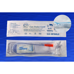 MON1044623EA - Cure Medical - Cure Pocket Cath® Urethral Catheter, 16 Fr. (M16ULC)
