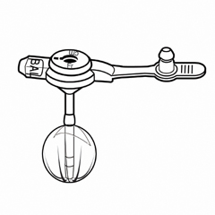 MON315261EA - Avanos Medical Sales - Gastrostomy Feeding Tube Kit MIC-Key® 16 Fr. 1.7 cm Silicone Sterile