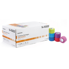 MON1032955CS - McKesson - Compression Bandage Elastic with Cohesive 2 Inch X 5 Yard Non Sterile
