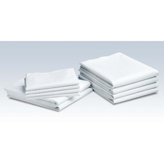 MON1061636EA - Lew Jan Textile - Bed Sheet Draw 54 W x 72 L White Cotton 55% / Polyester 45% Reusable