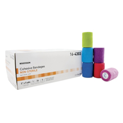 MON464157CS - McKesson - Compression Bandage Medi-Pak® Performance Elastic with Cohesive 3 Inch X 5 Yard NonSterile, 1EA/PK 24PK/CS