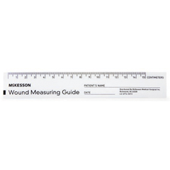 MON871649BG - McKesson - Wound Measuring Guide 6 Paper NonSterile