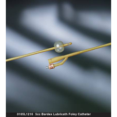 MON159901CS - Bard Medical - Foley Catheter Bardex Lubricath 2-Way Standard Tip 5 cc Balloon 14 Fr. Hydrophilic Polymer Coated Latex