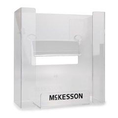 MON519596CS - McKesson - Glove Box Dispenser Horizontal or Vertical Mount 3-Box Clear 3-1/8 X 10-1/4 X 15-1/4 Inch Plastic, 4EA/CS